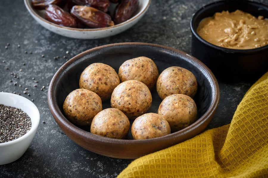 Raw Peanut Butter & Carob Bites