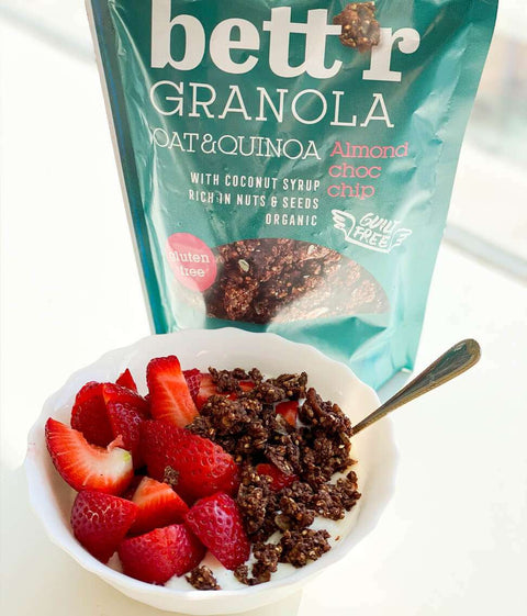 BIO granola s mandľami a čokoládou