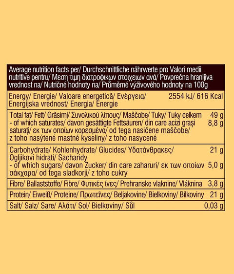 Organické mleté ​​kešu orechy