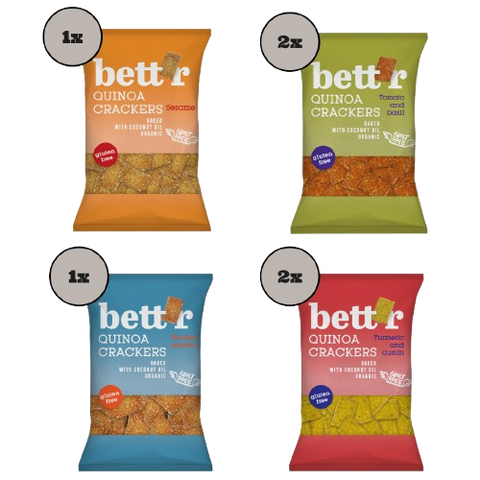 Bio zmes quinoa sušienok, bez lepku