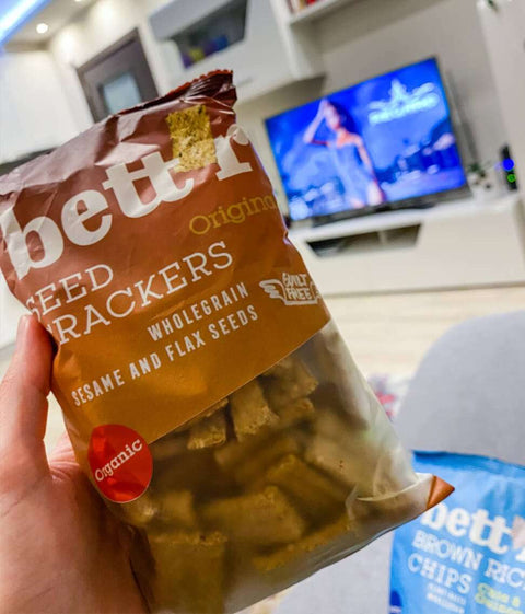 Celozrnné bio krekry so semienkami