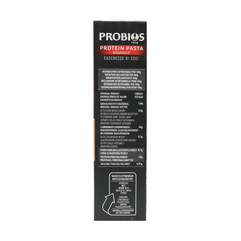 Organic Chickpea Casarecce protein pasta, 250g, Probios