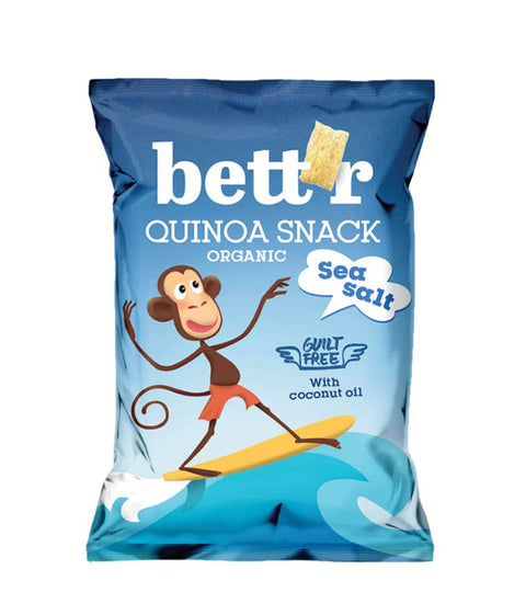 Bio Quinoa Snacks Morská soľ