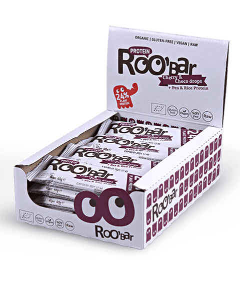 Bio Proteínová tyčinka Cherry & Choco Drops Bar