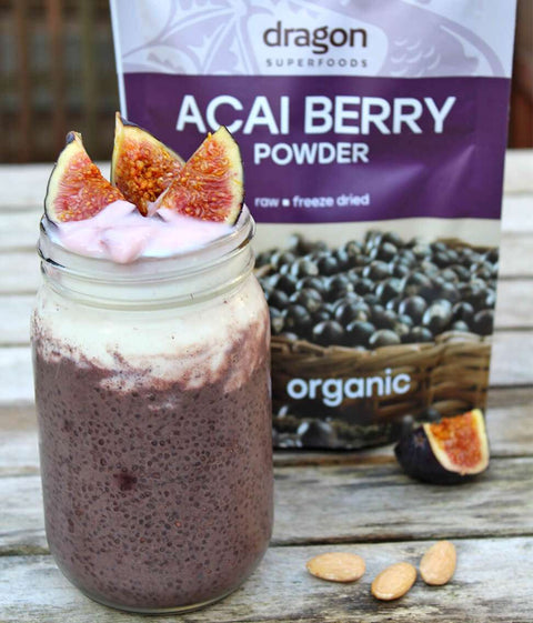 Organický prášok z Acai Berry