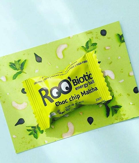Bio Choc Chip & Matcha lopta so živými kultúrami