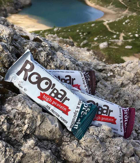 Bio proteínová tyčinka s chia a spirulinou