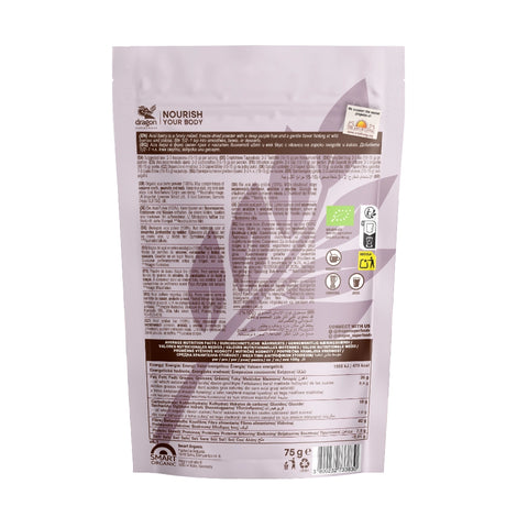 Organický prášok z Acai Berry