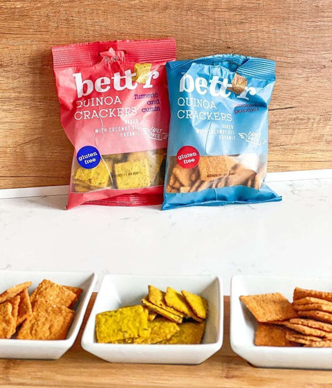 Bio Quinoa Crackers Údená červená paprika