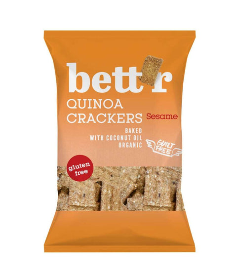 Bio sezamové krekry z quinoy
