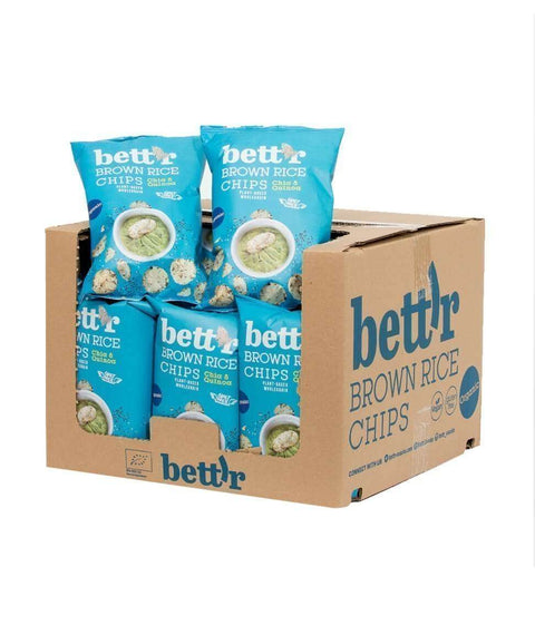 Bio hnedé ryžové chipsy s chia a quinoa