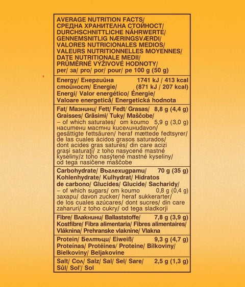 Organické kurkumové ovsené tyčinky