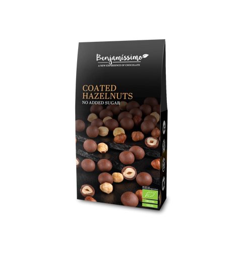 Bio Chocolate Drops Hazelnut No Added Sugar, 60g | Benjamissimo