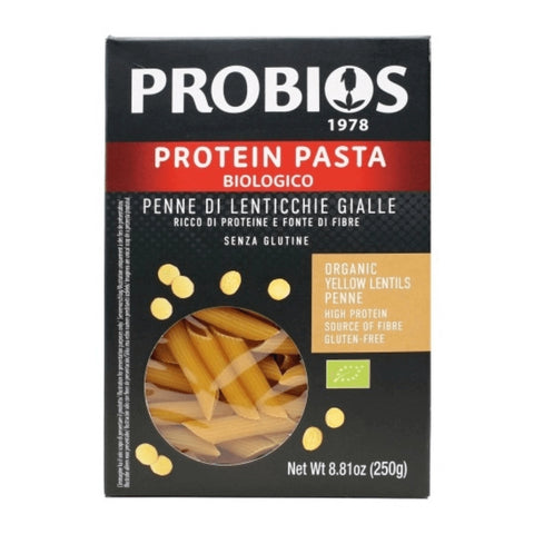 Organic Yellow Lentil Penne, 250g, Probios