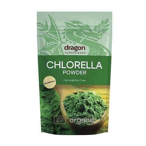 Organic Chlorella Powder, 200g, Dragon Superfoods