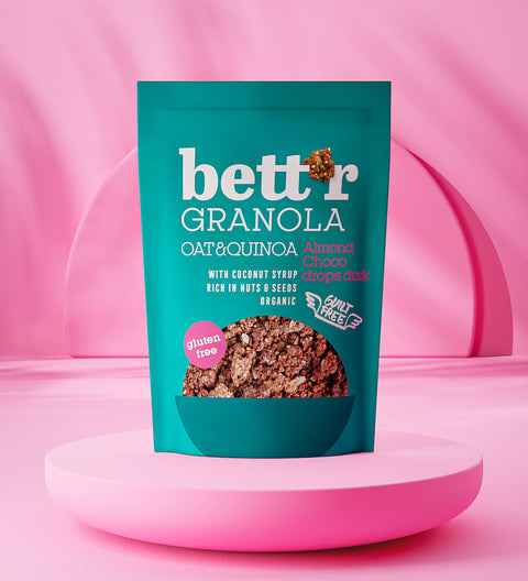BIO granola s mandľami a čokoládou