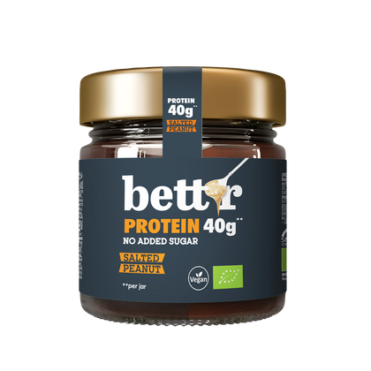 Bio Proteínová nátierka solené arašidy bez pridaného cukru