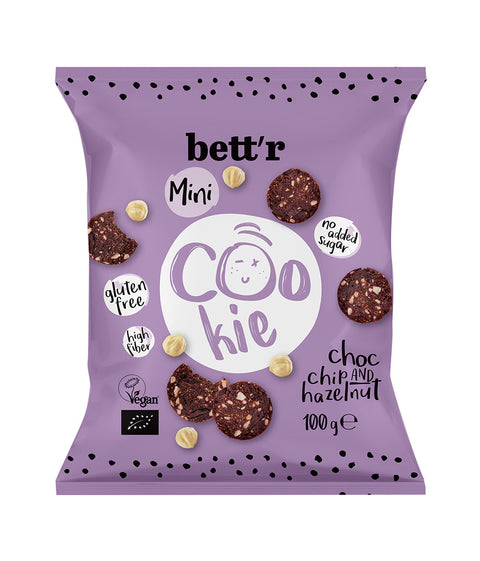 Bio mini sušienky Čokoláda a lieskový orech