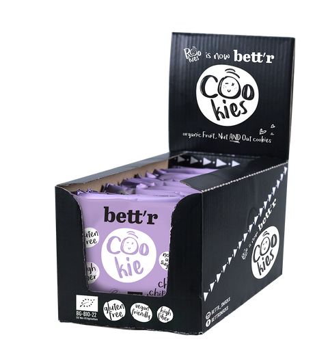 BIO Cookie Choc čips a lieskový orech