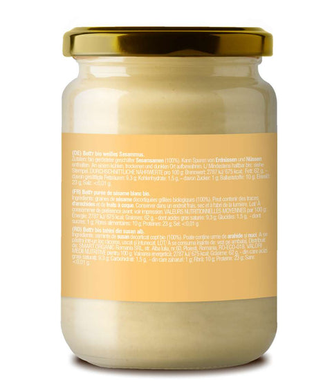 Bio biele sezamové tahini