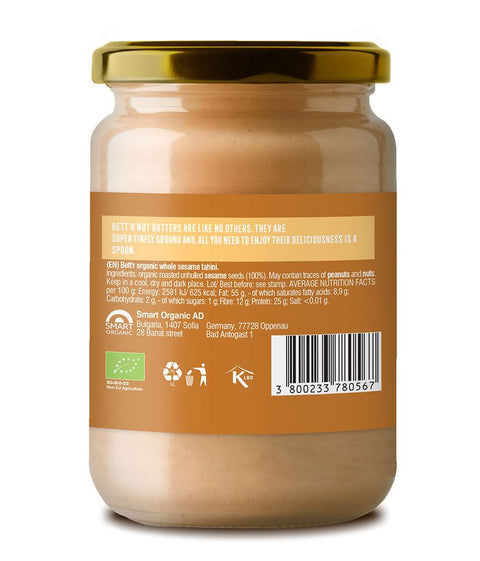 Bio celé sezamové tahini