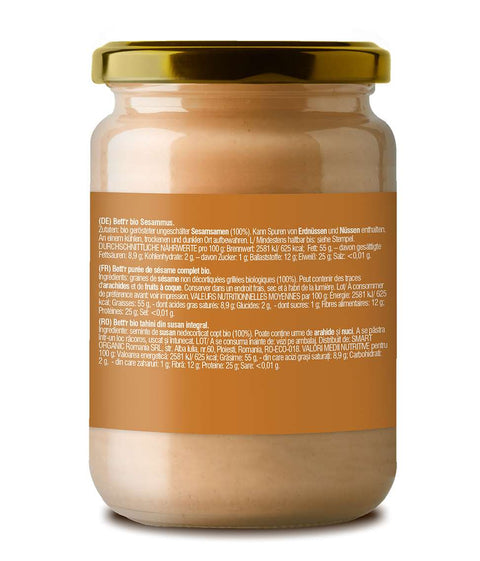 Bio celé sezamové tahini