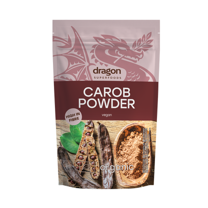Organický karobový prášok