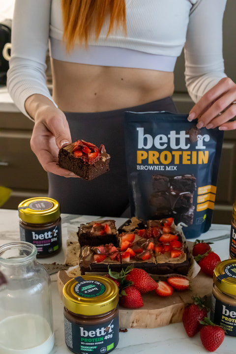 BIO Proteínová nátierka Lieskooriešková a Kakaová, bez pridaného cukru