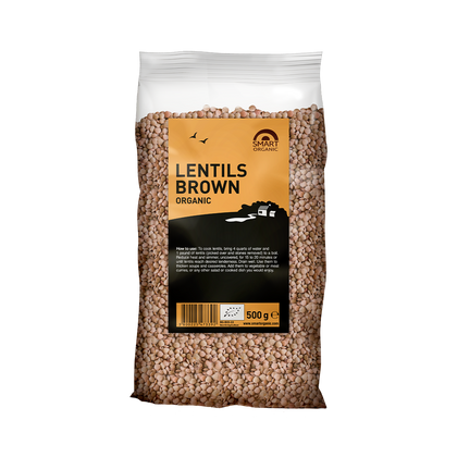 Bio šošovica, hnedá