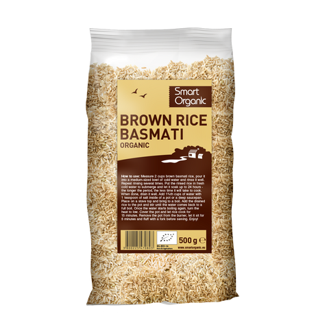 Organická ryža basmati, hnedá